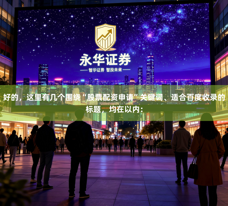 好的，这里有几个围绕“股票配资申请”关键词、适合百度收录的标题，均在以内：